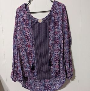 Women's boho shirt